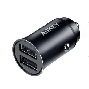 Aukey Dual USB Car Charger Mini 24W Samsung Nintendo Switch Apple
